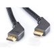 Eagle Cable DELUXE High Speed HDMI 2.0b 4K kábel döntött csatlakozóval, 0,8 m