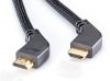 Eagle Cable DELUXE High Speed HDMI 2.0b 4K kábel döntött csatlakozóval, 1,6 m