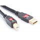 Eagle Cable DELUXE USB 2.0 A - B kábel, 1,6 m, 1,6 m