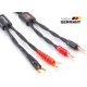 Eagle Cable High End Deluxe LS 2 x 3 m hangsugárzó kábel, BFA 