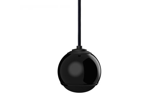 Gallo Acoustics Micro Droplet hangszóró, Fényes fekete + fekete kábel