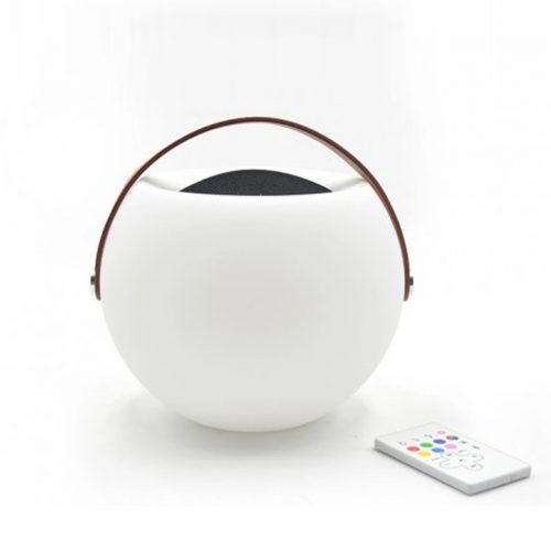 Artsound Lightball hordozható, világító Bluetooth hangszóró, fehér